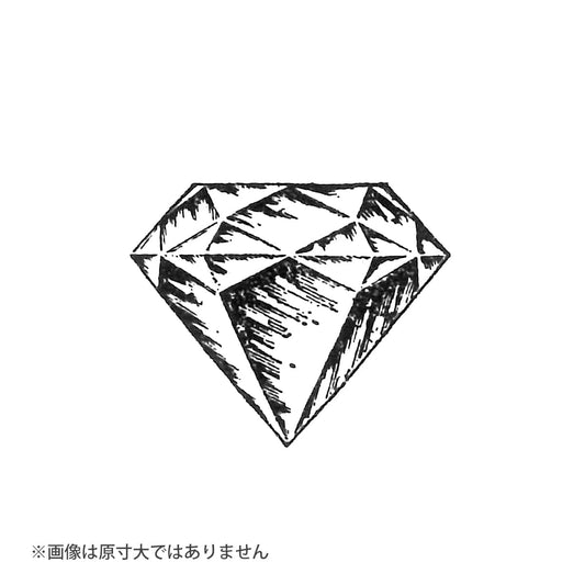 ラバースタンプ 100 Proof Press #4731 ダイヤモンド Brilliant Cut Diamond