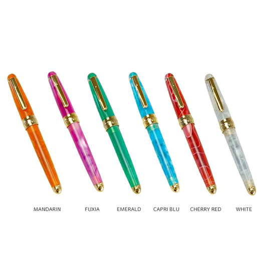 CAMPO MARZIO 万年筆 ボールペン 2way LADY Fountain Pen インクセット 筆記具 イタリア ギフト プレゼント ミニサイズ ショート レディース メンズ イタリアブランド おしゃれ 文具 クリスマス 母の日 誕生日 カンポマルツィオ セルロイド調