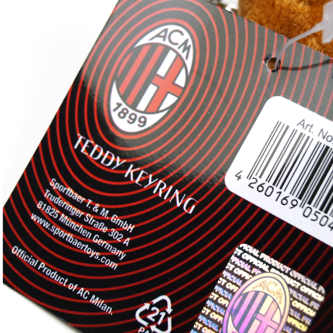 TEDDY KEYRING テディ キーリング イタリア サッカー オフィシャル Sportbear インテル ユヴェントス ACミラン 直輸入 ITALY SOCCER REMEMBER MI
