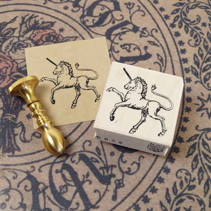 輸入 スタンプ 100Proof Press クレストユニコーン Crest Unicorn #5039