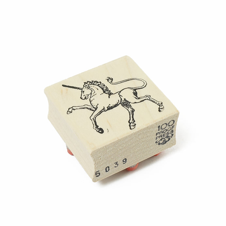 輸入 スタンプ 100Proof Press クレストユニコーン Crest Unicorn #5039