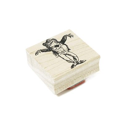 ラバースタンプ 輸入 100Proof Press 服を着たカエル Well Dressed Frog #686
