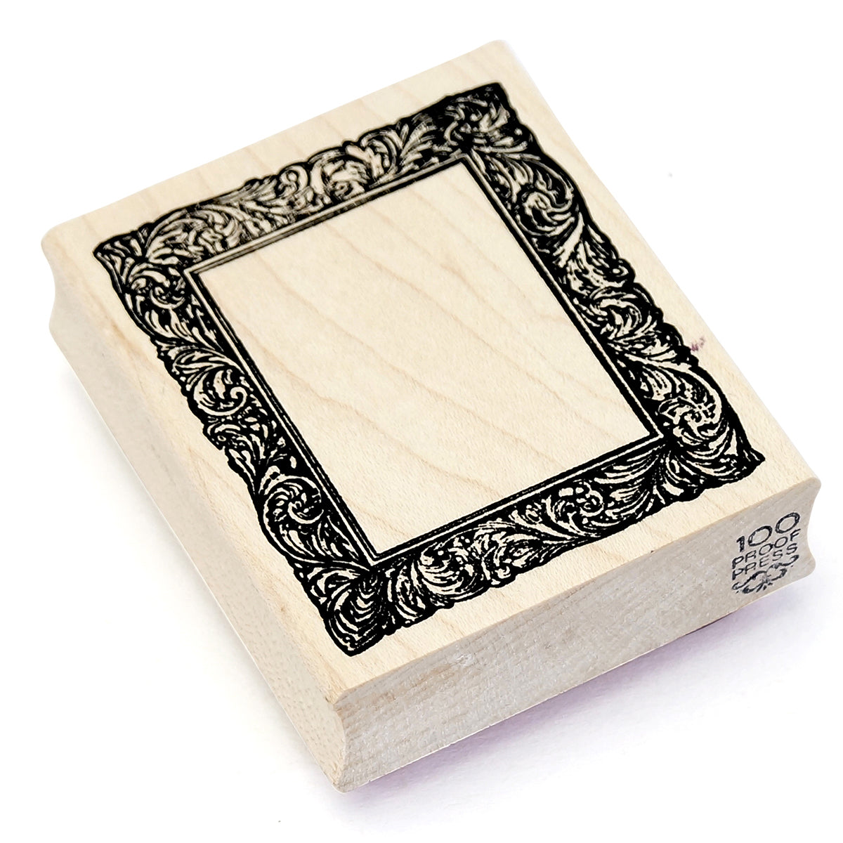 ラバースタンプ  100 Proof Press #4057 額縁 Gilded Picture Frame, Small