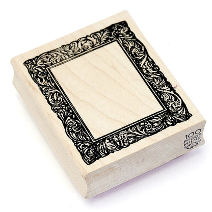 ラバースタンプ  100 Proof Press #4057 額縁 Gilded Picture Frame, Small
