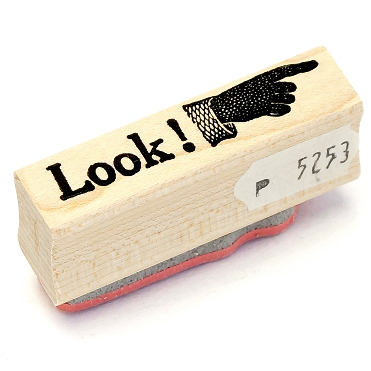 ラバースタンプ  100 Proof Press #5253 LOOK