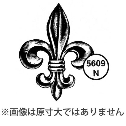 ラバースタンプ 100 Proof Press #5609 フルールドリス Flue De Lure 3
