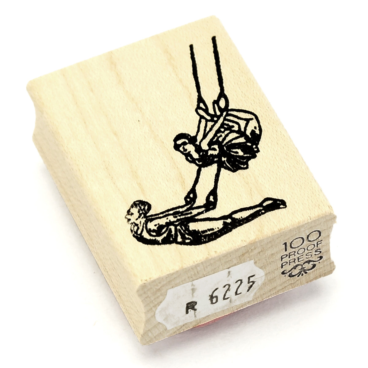 ラバースタンプ 100 Proof Press #6225 リングアクロバット Acrobats, on Rings