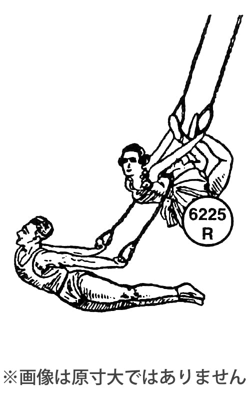 ラバースタンプ 100 Proof Press #6225 リングアクロバット Acrobats, on Rings