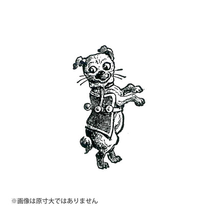 ラバースタンプ 100Proof Press #1555 サーカスドッグ Circus Dog