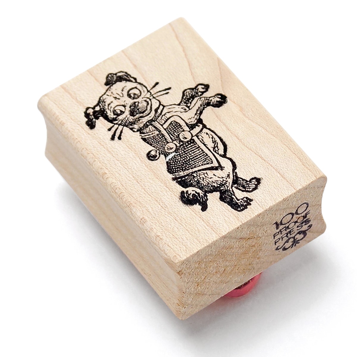 ラバースタンプ 100Proof Press #1555 サーカスドッグ Circus Dog