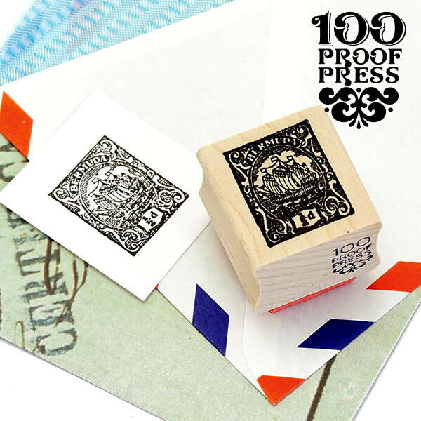 ラバースタンプ  #4093 Bermuda Ship Stamp 切手 バミューダ船