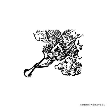 輸入 スタンプ 100Proof Press Angel Trumpets From Heaven #4401 天国からの天使のトランペット
