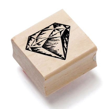 ラバースタンプ 100 Proof Press #4731 ダイヤモンド Brilliant Cut Diamond