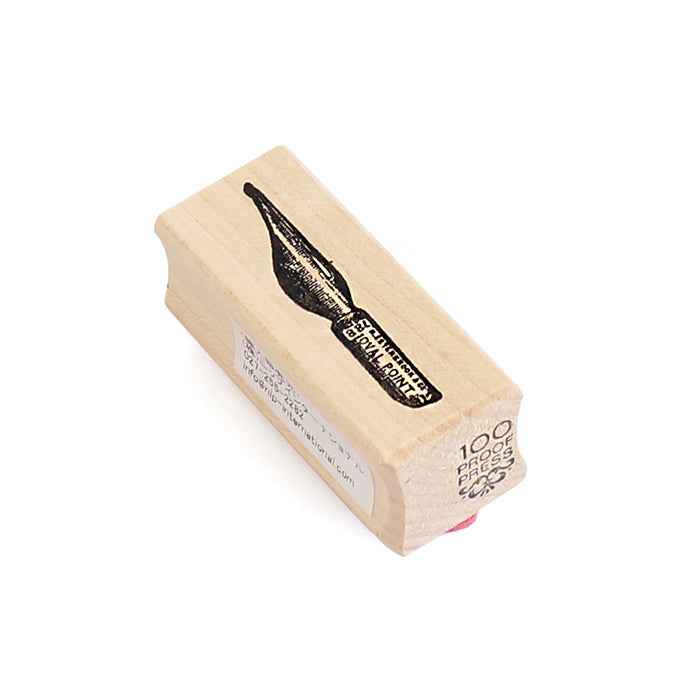 ラバースタンプ 輸入  100Proof Press ペンニブ Pen Nib #6622
