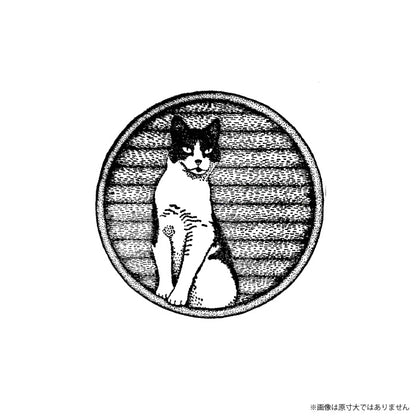 ラバースタンプ 100Proof Press #6814 Cat in a Circle サークルの中のネコ
