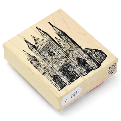 ラバースタンプ 100 Proof Press #2693 ノートルダム大聖堂 Notre Dame Cathedral