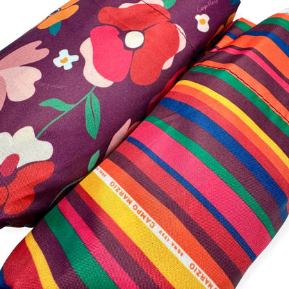 CAMPO MARZIO MINI UMBRELLA ミニ折りたたみ傘 イタリアブランド ミニ傘 傘 雨具 旅行 携帯 花柄 ストライプ ボーダー おしゃれ