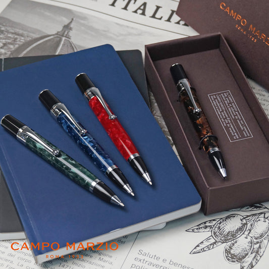 ボールペン 油性 CAMPO MARZIO SIENA SIE-BP セルロイド調 高級 ブランド メンズ レディース ギフト プレゼント 直輸入 インポートイタリア ブランド 箱付き カンポマルツィオ ギフト プレゼント 誕生日