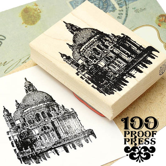 ラバースタンプ 100 Proof Press #5470 ベネチア教会 Venician Church