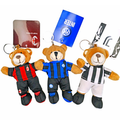 TEDDY KEYRING テディ キーリング イタリア サッカー オフィシャル Sportbear インテル ユヴェントス ACミラン 直輸入 ITALY SOCCER REMEMBER MI
