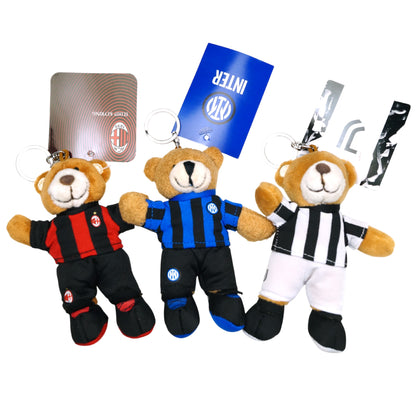 TEDDY KEYRING テディ キーリング イタリア サッカー オフィシャル Sportbear インテル ユヴェントス ACミラン 直輸入 ITALY SOCCER REMEMBER MI