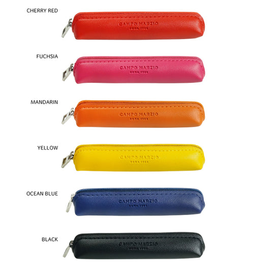 CAMPO MARZIO MINI PEN CASE ペンケース ミニサイズ イタリア ブランド 文具 筆箱 ペン入れ ギフト プレゼント 誕生日 メンズ レディース おしゃれ カラフル シンプル 合皮 レザー