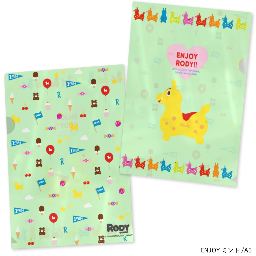 ロディ A5サイズクリアファイル 【RODY ステーショナリーシリーズ】