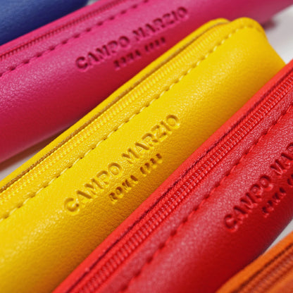 CAMPO MARZIO MINI PEN CASE ペンケース ミニサイズ イタリア ブランド 文具 筆箱 ペン入れ ギフト プレゼント 誕生日 メンズ レディース おしゃれ カラフル シンプル 合皮 レザー