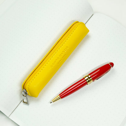 CAMPO MARZIO MINI PEN CASE ペンケース ミニサイズ イタリア ブランド 文具 筆箱 ペン入れ ギフト プレゼント 誕生日 メンズ レディース おしゃれ カラフル シンプル 合皮 レザー
