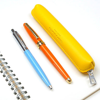 CAMPO MARZIO PEN CASE レギュラーサイズ ペンケース イタリア ブランド 文具 筆箱 ペン入れ ギフト プレゼント 誕生日 メンズ レディース おしゃれ カラフル シンプル 合皮 レザー