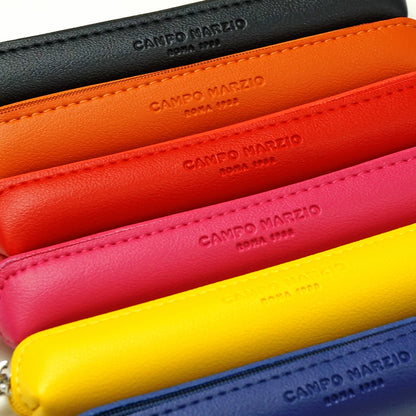 CAMPO MARZIO PEN CASE レギュラーサイズ ペンケース イタリア ブランド 文具 筆箱 ペン入れ ギフト プレゼント 誕生日 メンズ レディース おしゃれ カラフル シンプル 合皮 レザー