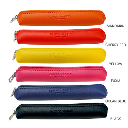 CAMPO MARZIO PEN CASE レギュラーサイズ ペンケース イタリア ブランド 文具 筆箱 ペン入れ ギフト プレゼント 誕生日 メンズ レディース おしゃれ カラフル シンプル 合皮 レザー